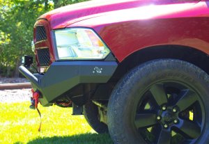 Ram 1500 Classic Front Bumper - Fishbone Offroad - Anglerfish - Black Texture - `13-`27 Ram 1500 Classic Front Bumper - Fishbone Offroad - Anglerfish - Black Texture - `13-`27